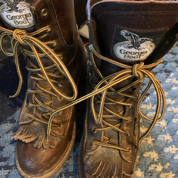 Like new Georgia work boots - Picture 2 of 2
